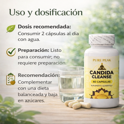 CANDIDA CLEANSE - Apoyo natural para tu equilibrio intestinal